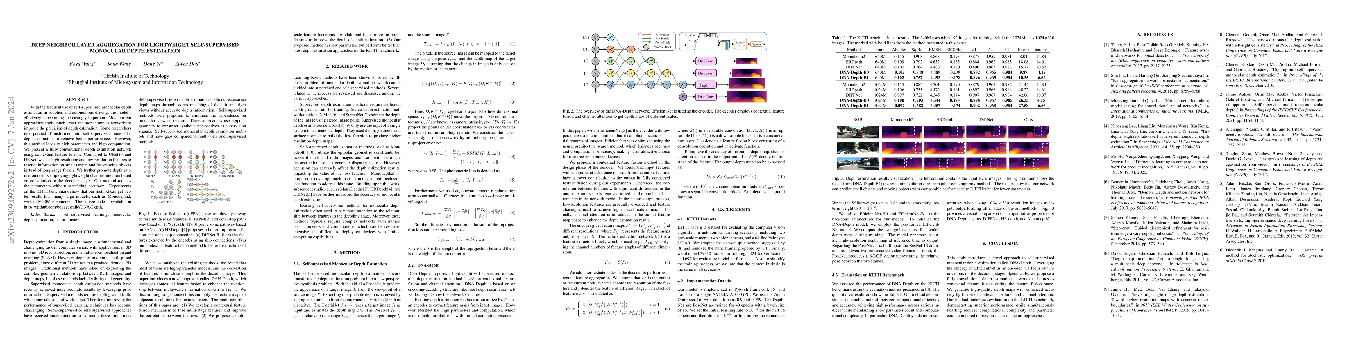 Thumbnail for Deep Neighbor Layer Aggregation for Lightweight Self-Supervised
  Monocular Depth Estimation