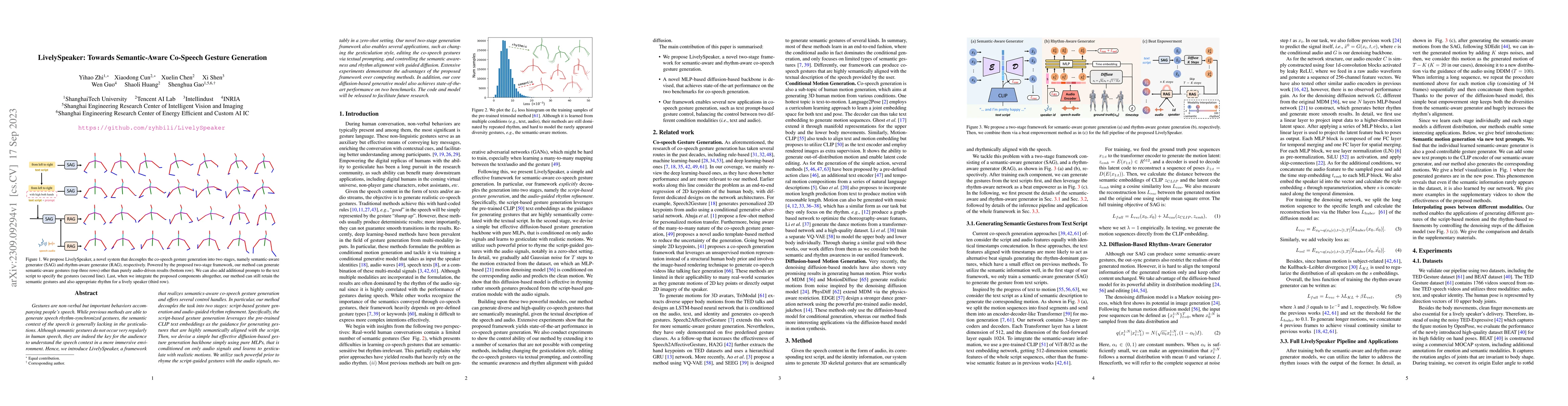 Thumbnail for LivelySpeaker: Towards Semantic-Aware Co-Speech Gesture Generation