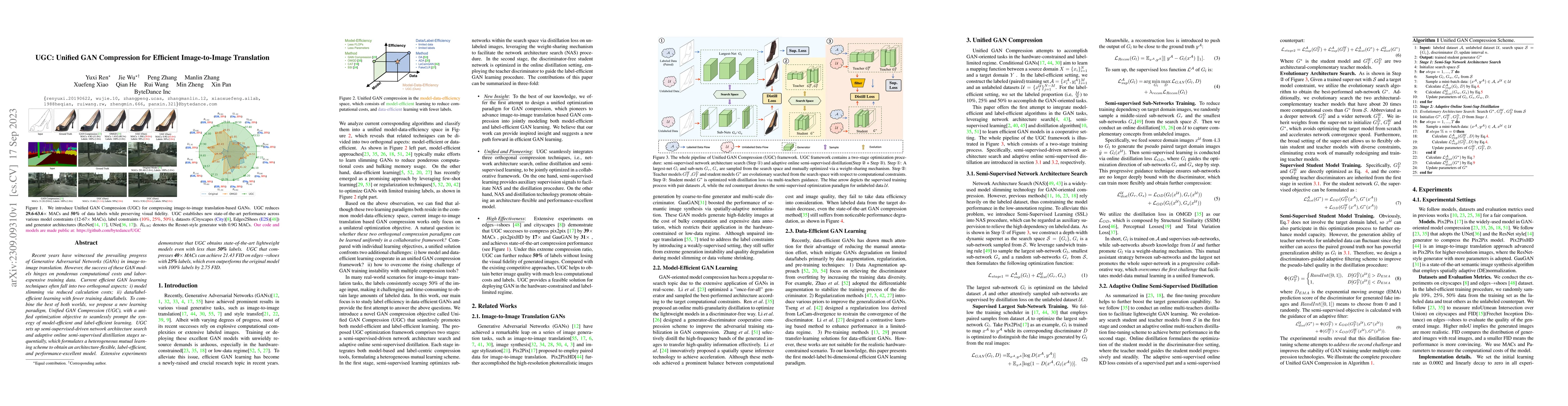 Thumbnail for UGC: Unified GAN Compression for Efficient Image-to-Image Translation