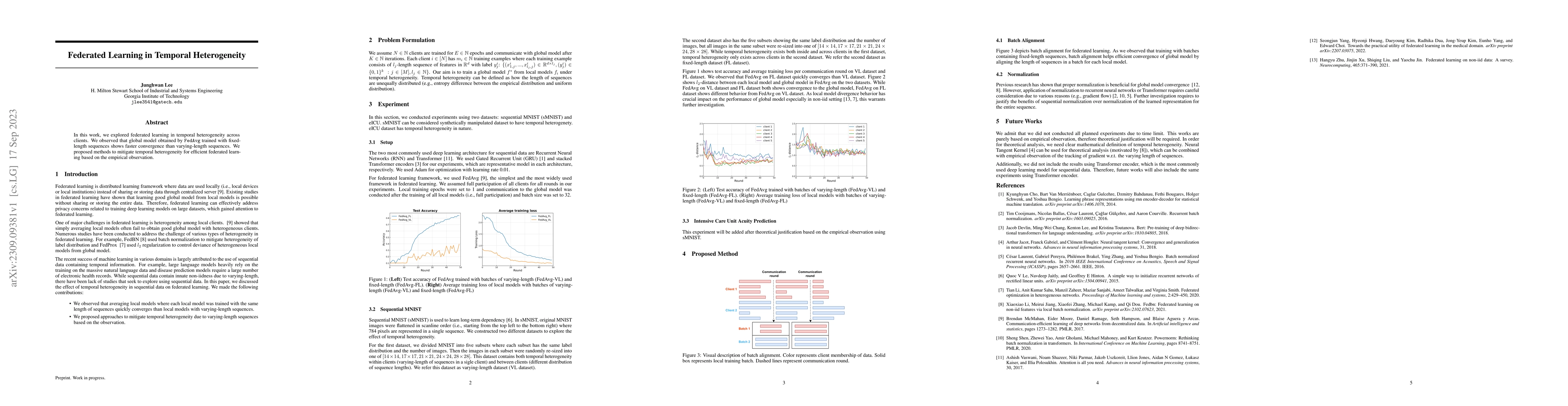 Thumbnail for Federated Learning in Temporal Heterogeneity