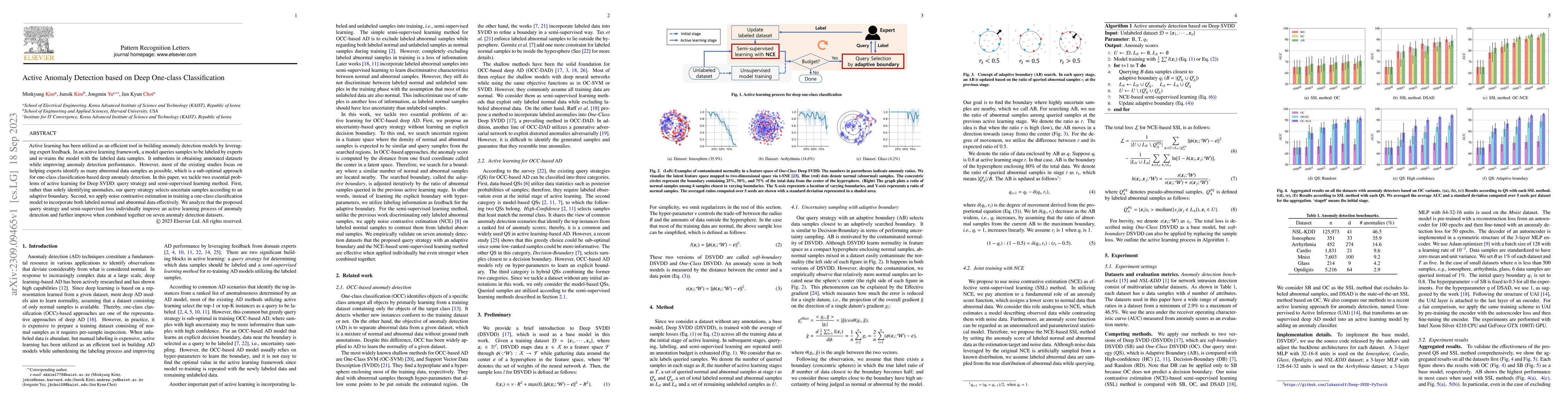 Thumbnail for Active anomaly detection based on deep one-class classification