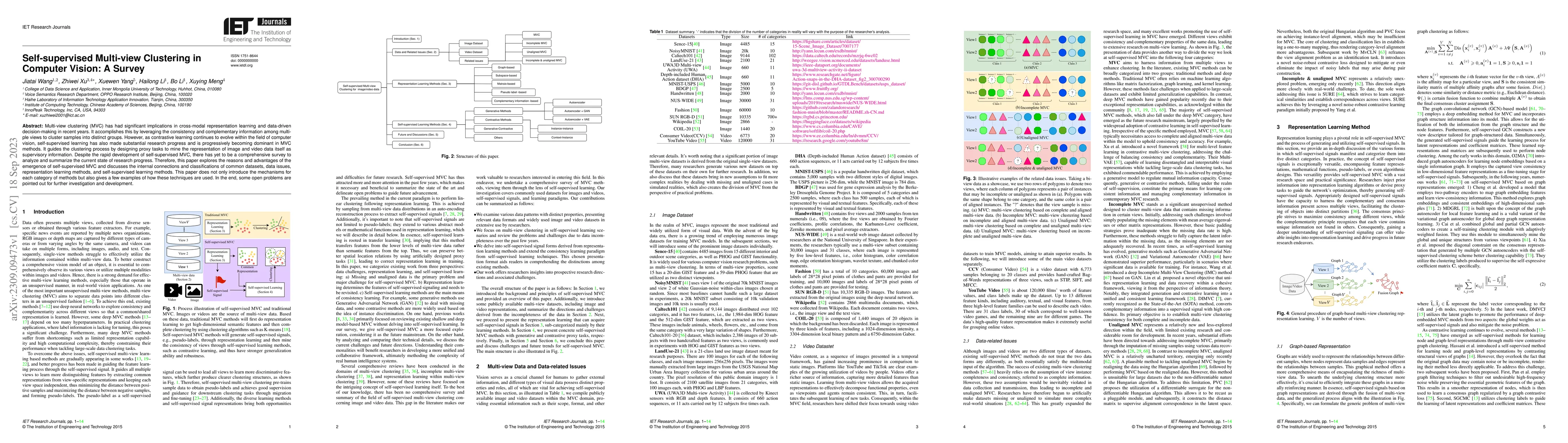 Thumbnail for Self-supervised Multi-view Clustering in Computer Vision: A Survey