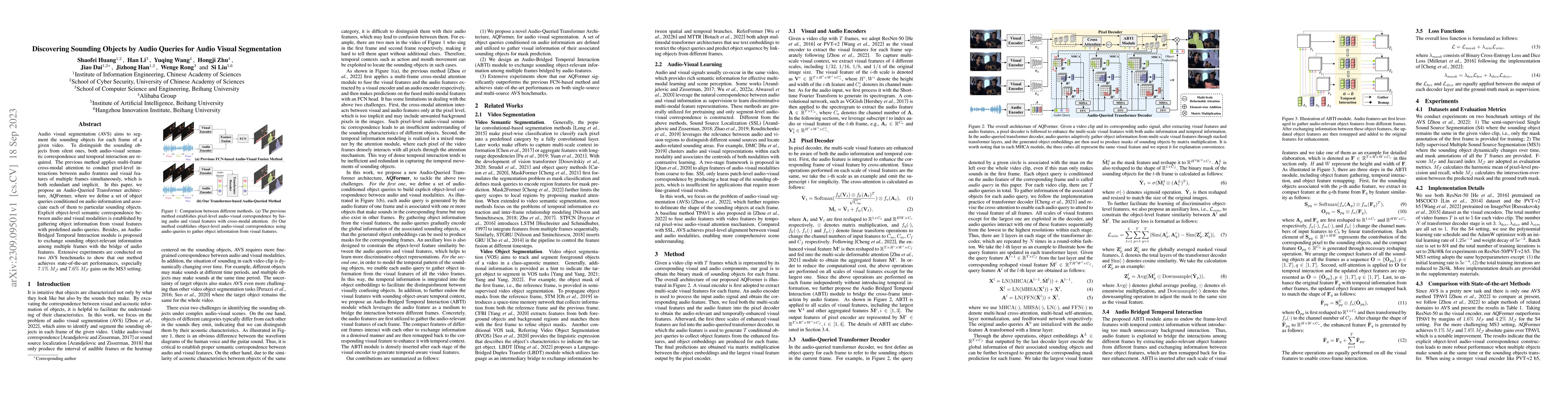 Thumbnail for Discovering Sounding Objects by Audio Queries for Audio Visual
  Segmentation
