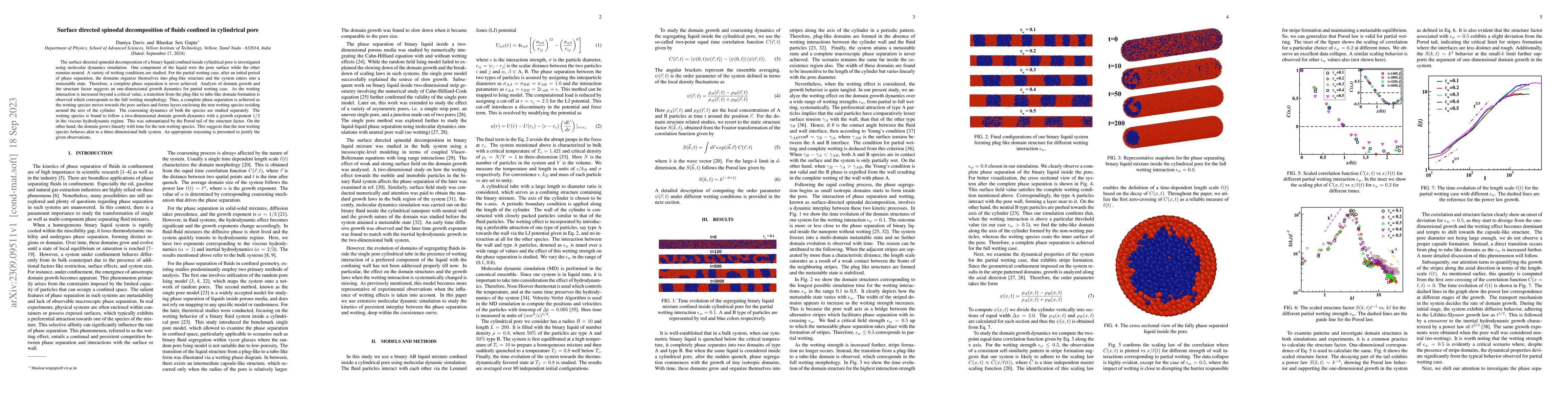Thumbnail for Surface directed spinodal decomposition of fluids confined in
  cylindrical pore