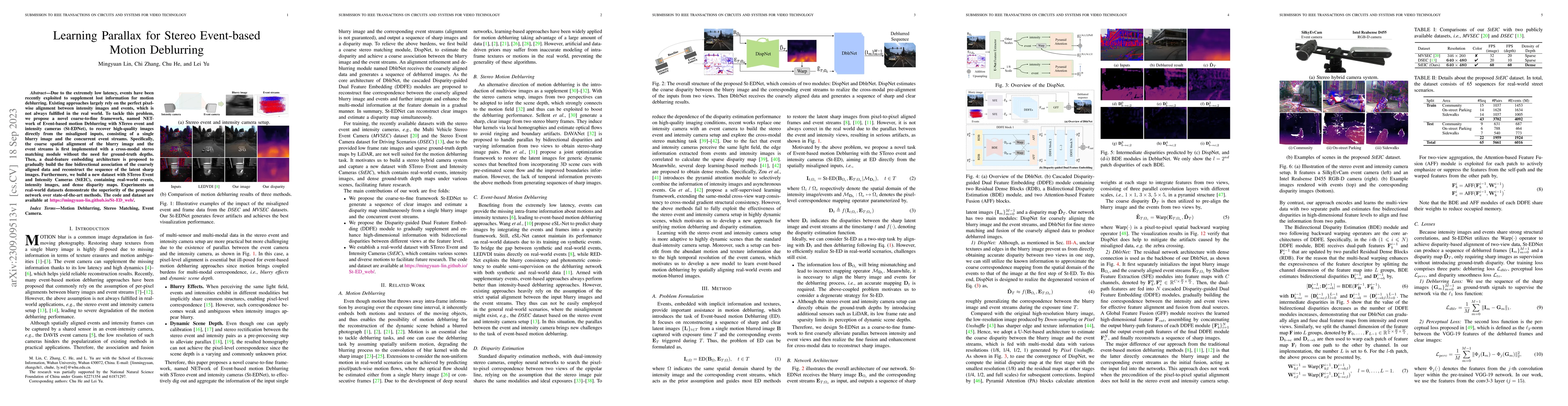Thumbnail for Learning Parallax for Stereo Event-based Motion Deblurring