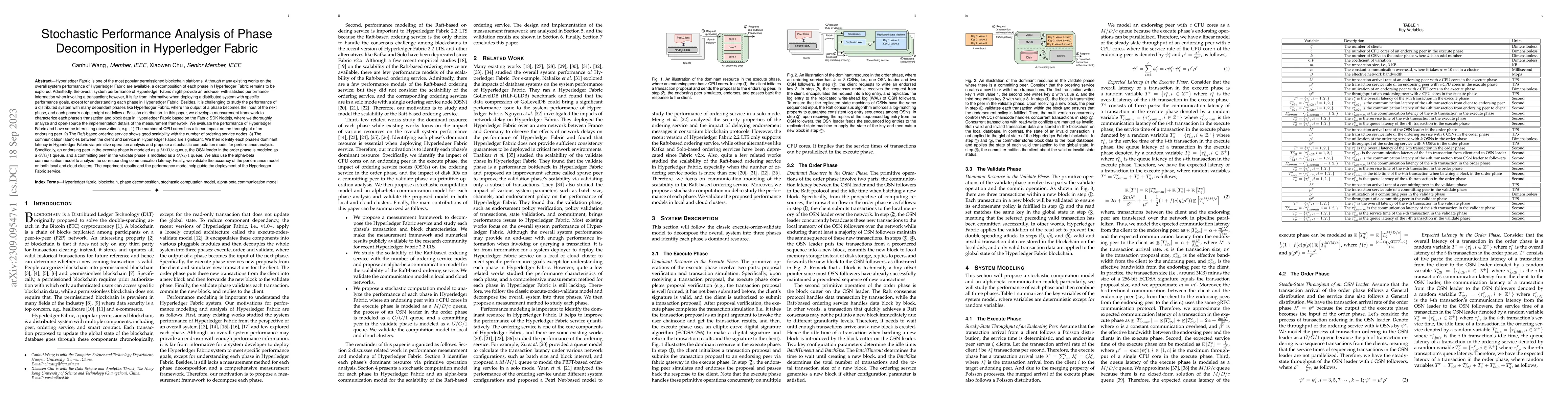 Thumbnail for Stochastic Performance Analysis of Phase Decomposition in Hyperledger
  Fabric