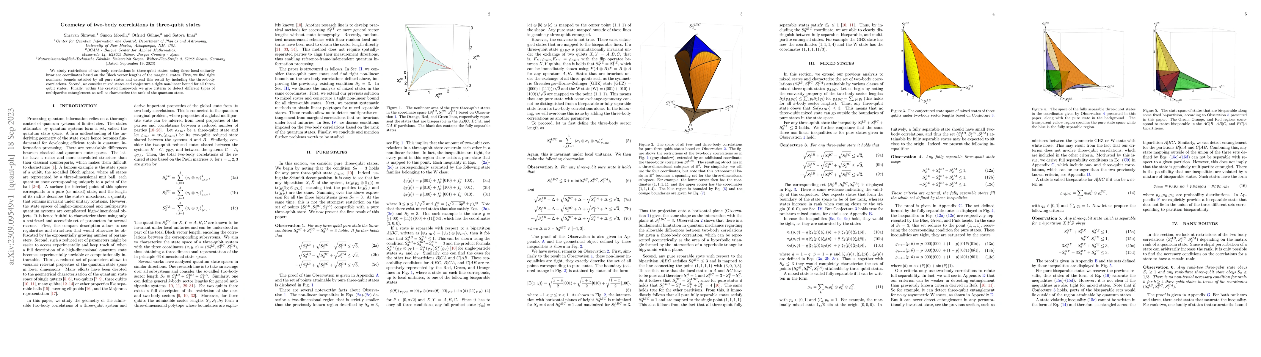 Thumbnail for Geometry of two-body correlations in three-qubit states