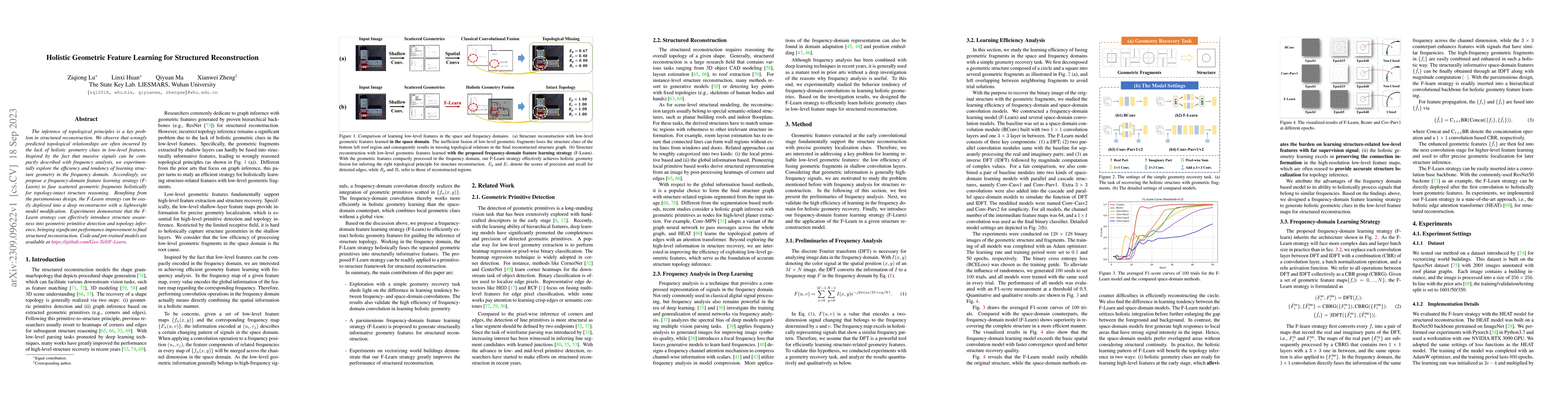 Thumbnail for Holistic Geometric Feature Learning for Structured Reconstruction