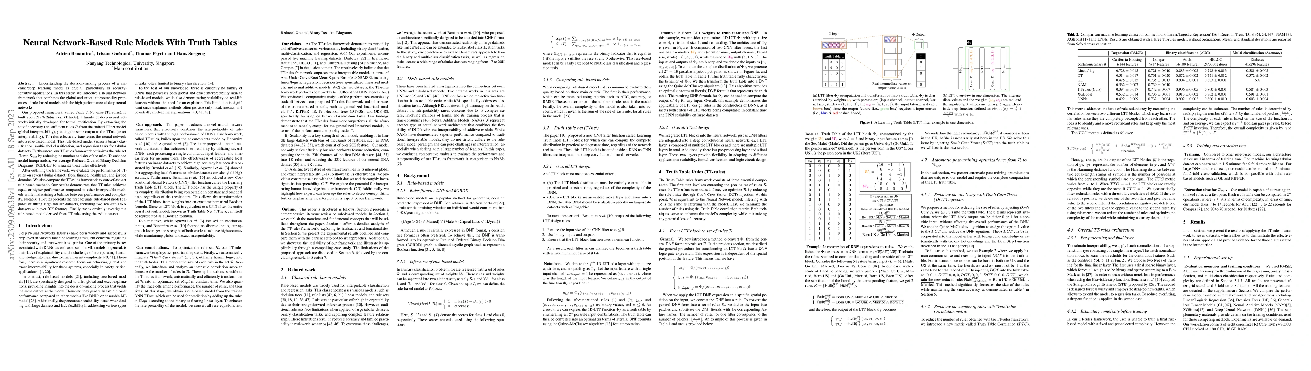 Thumbnail for Neural Network-Based Rule Models With Truth Tables