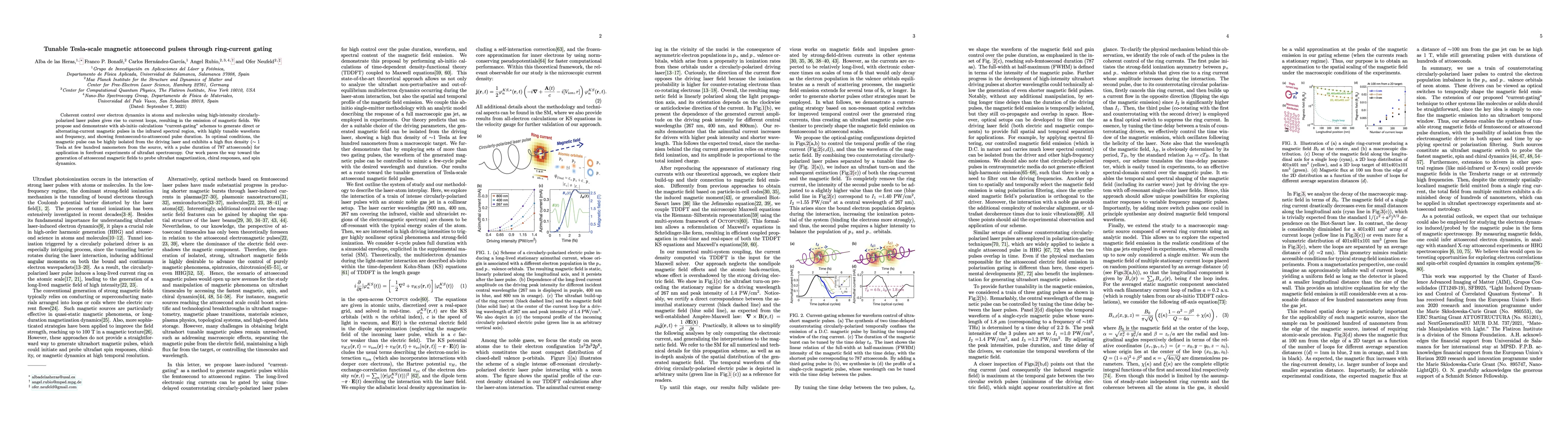 Thumbnail for Tunable Tesla-scale magnetic attosecond pulses through ring-current
  gating
