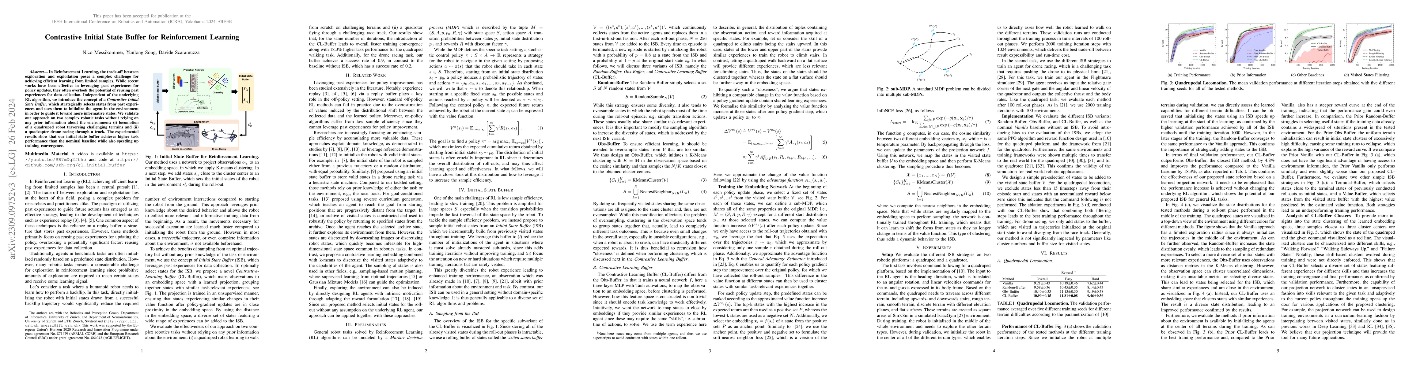 Thumbnail for Contrastive Initial State Buffer for Reinforcement Learning