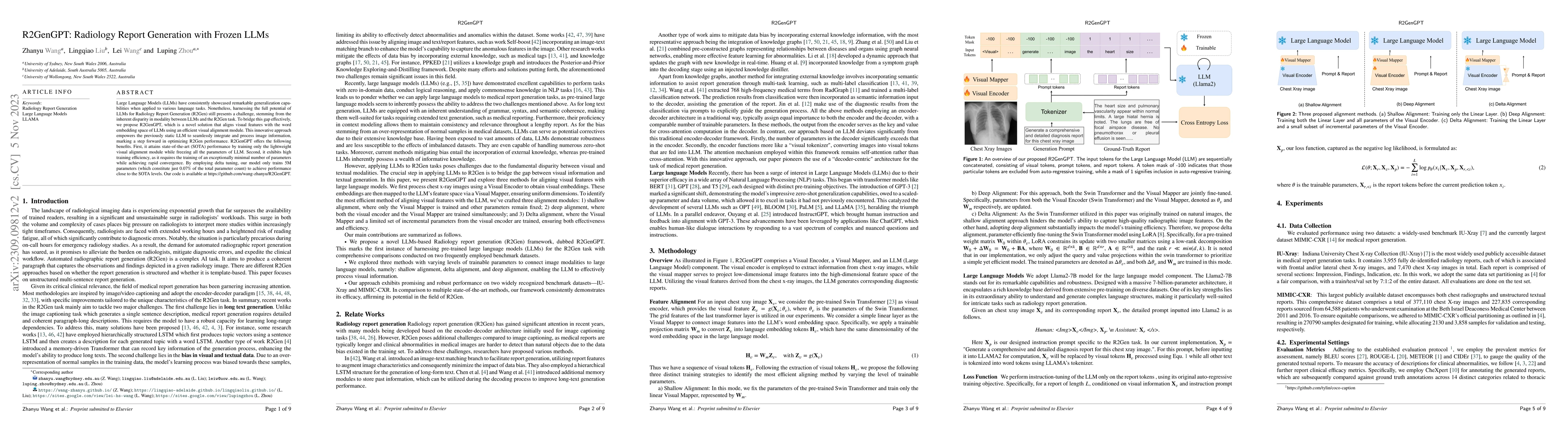 Thumbnail for R2GenGPT: Radiology Report Generation with Frozen LLMs