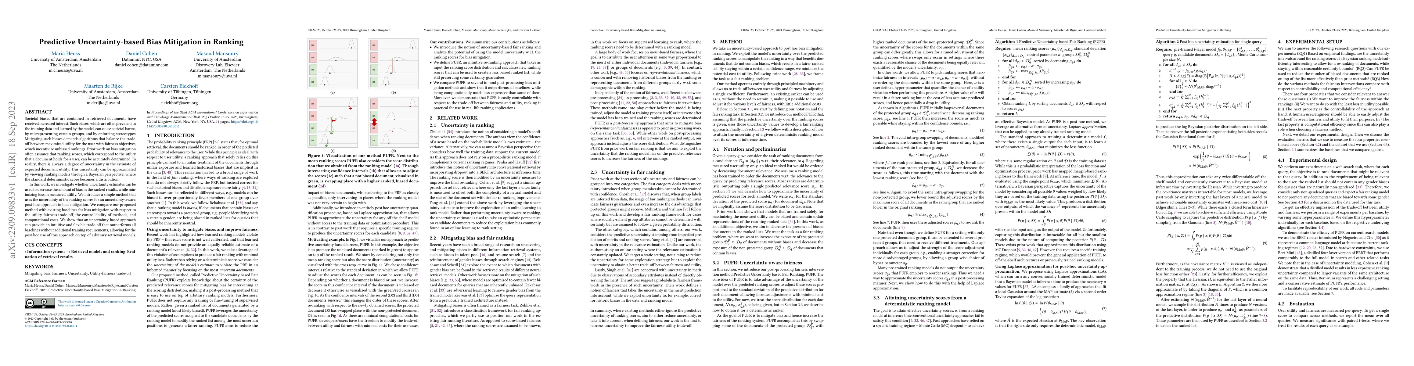 Thumbnail for Predictive Uncertainty-based Bias Mitigation in Ranking