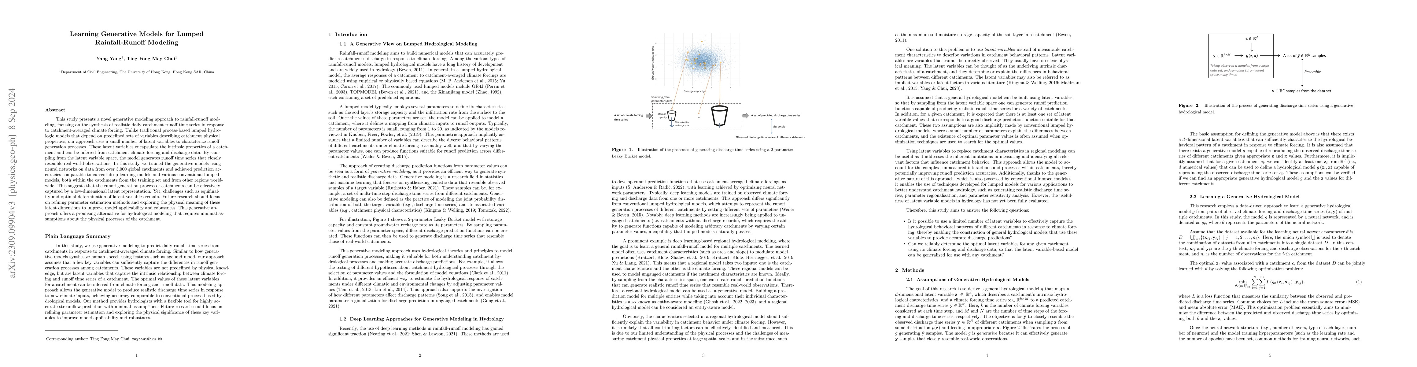 Thumbnail for Learning to Generate Lumped Hydrological Models