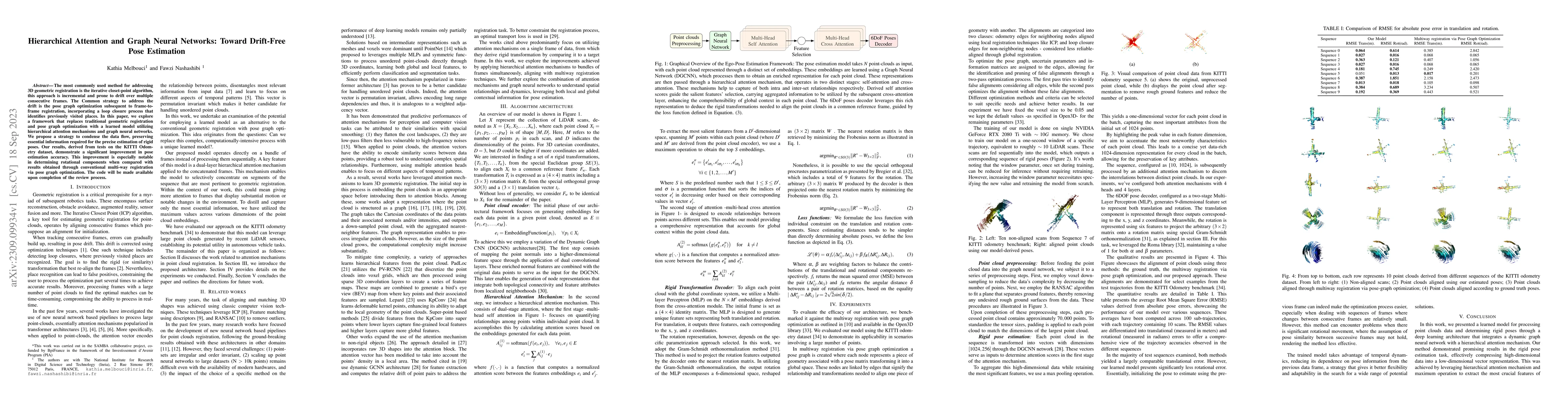 Thumbnail for Hierarchical Attention and Graph Neural Networks: Toward Drift-Free Pose
  Estimation