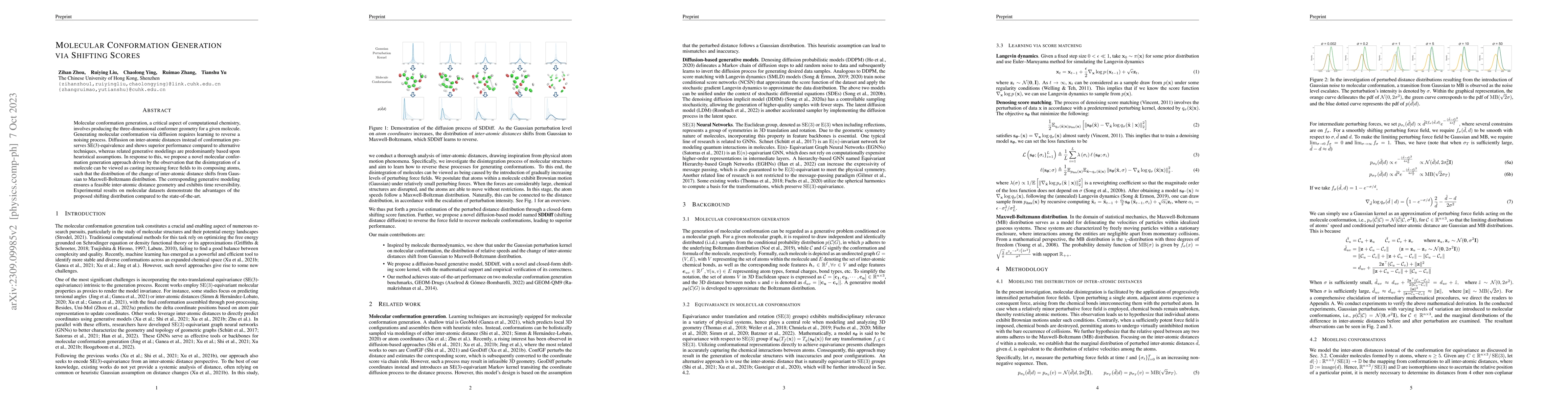Thumbnail for Molecular Conformation Generation via Shifting Scores