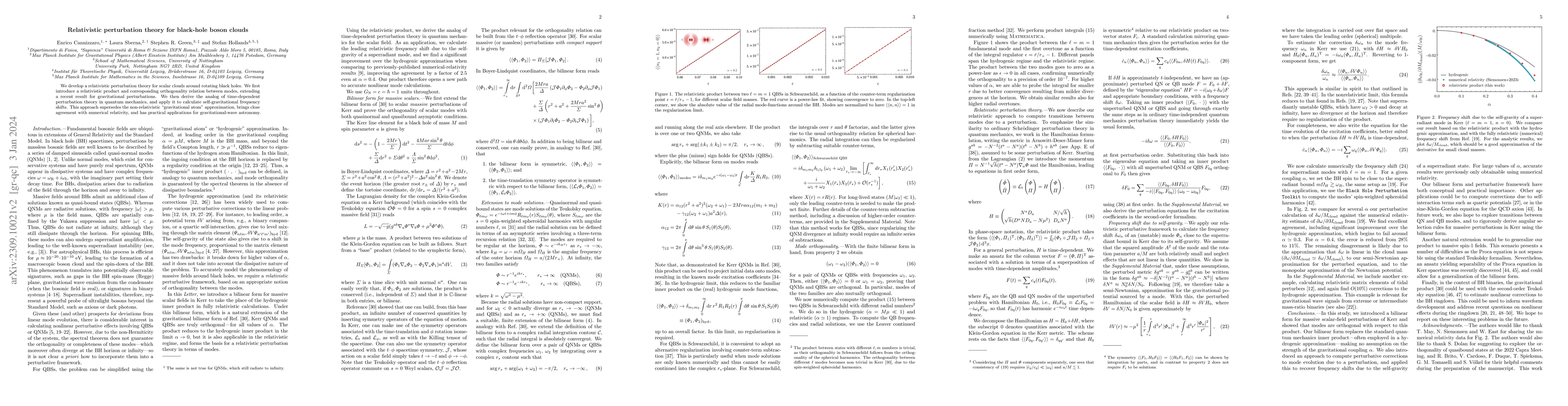 Thumbnail for Relativistic perturbation theory for black-hole boson clouds