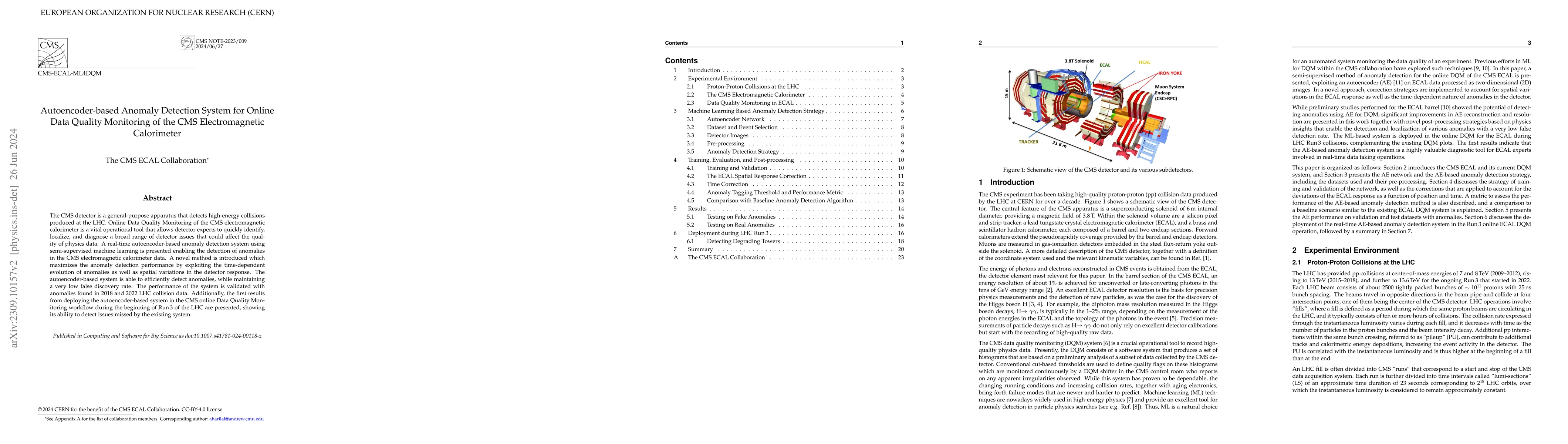 Thumbnail for Autoencoder-based Anomaly Detection System for Online Data Quality
  Monitoring of the CMS Electromagnetic Calorimeter