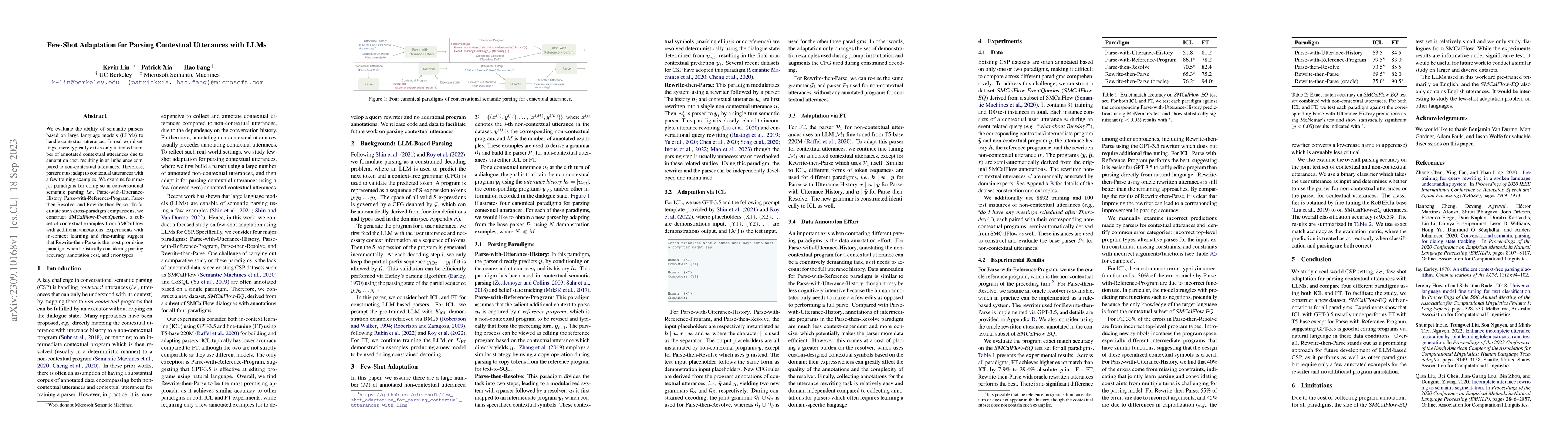 Thumbnail for Few-Shot Adaptation for Parsing Contextual Utterances with LLMs