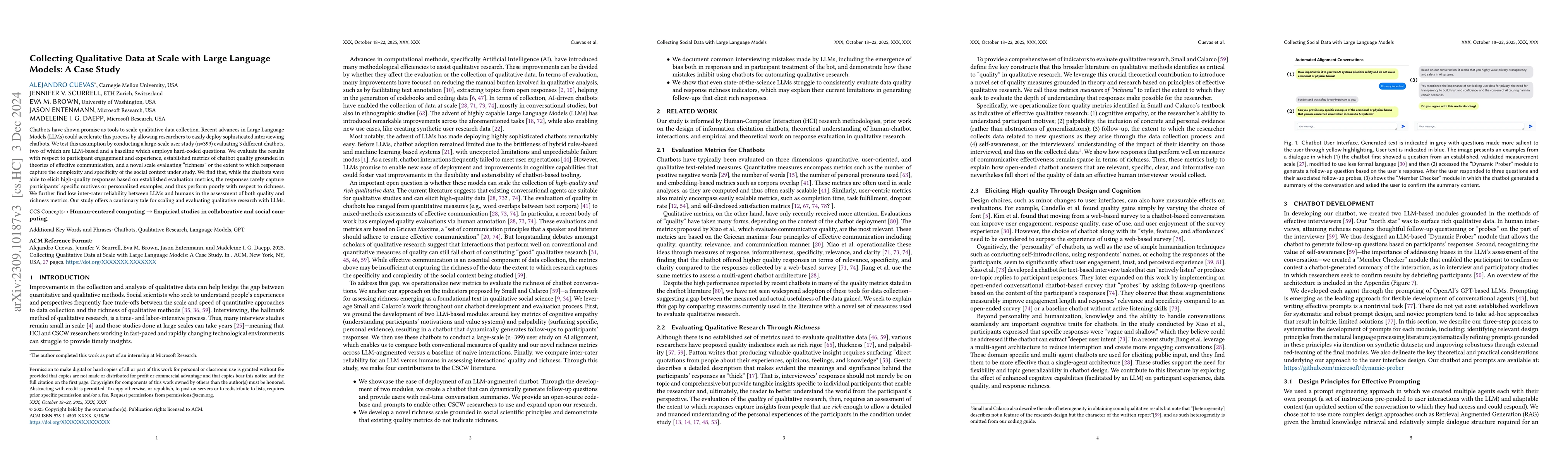 Thumbnail for Automated Interviewer or Augmented Survey? Collecting Social Data with
  Large Language Models
