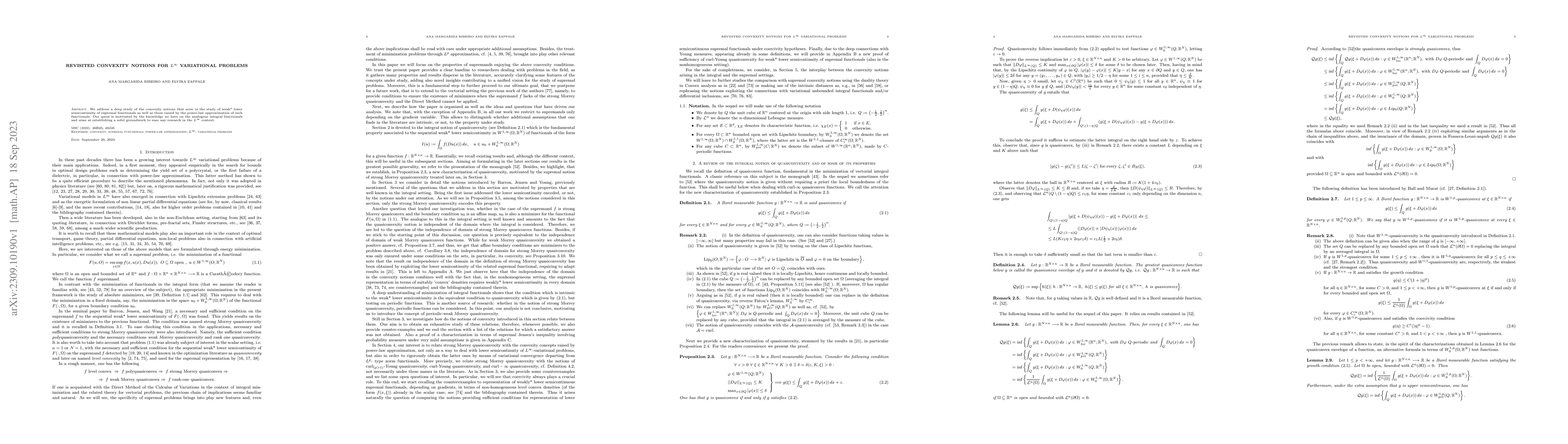 Thumbnail for Revisited convexity notions for $L^\infty$ variational problems