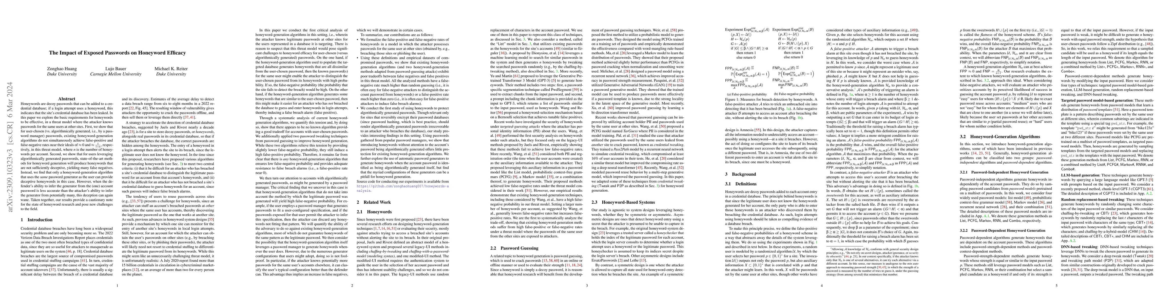 Thumbnail for The Impact of Exposed Passwords on Honeyword Efficacy