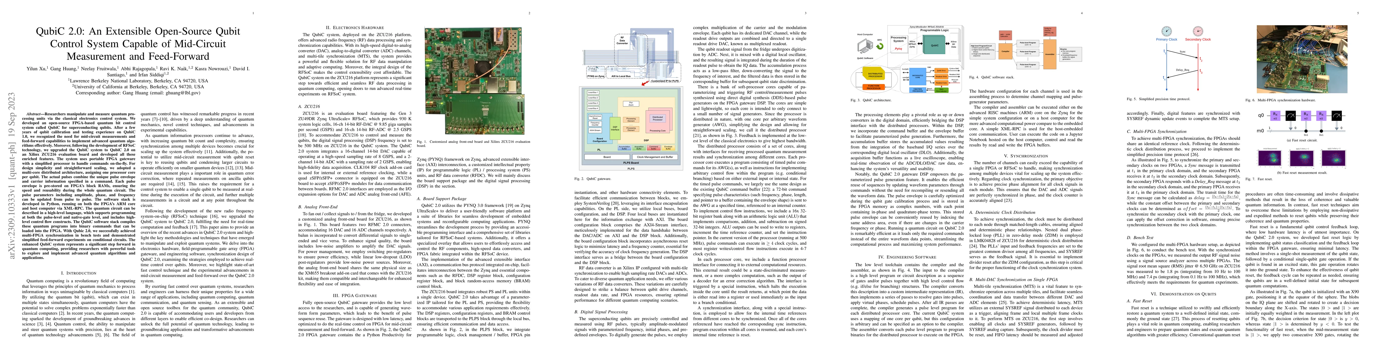 Thumbnail for QubiC 2.0: An Extensible Open-Source Qubit Control System Capable of
  Mid-Circuit Measurement and Feed-Forward