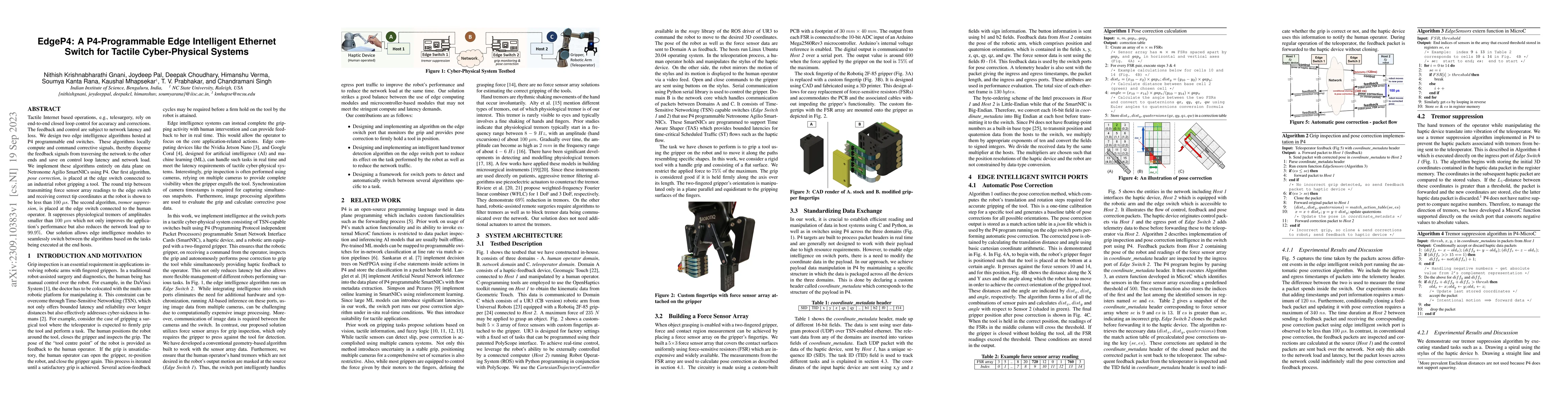 Thumbnail for EdgeP4: A P4-Programmable Edge Intelligent Ethernet Switch for Tactile
  Cyber-Physical Systems