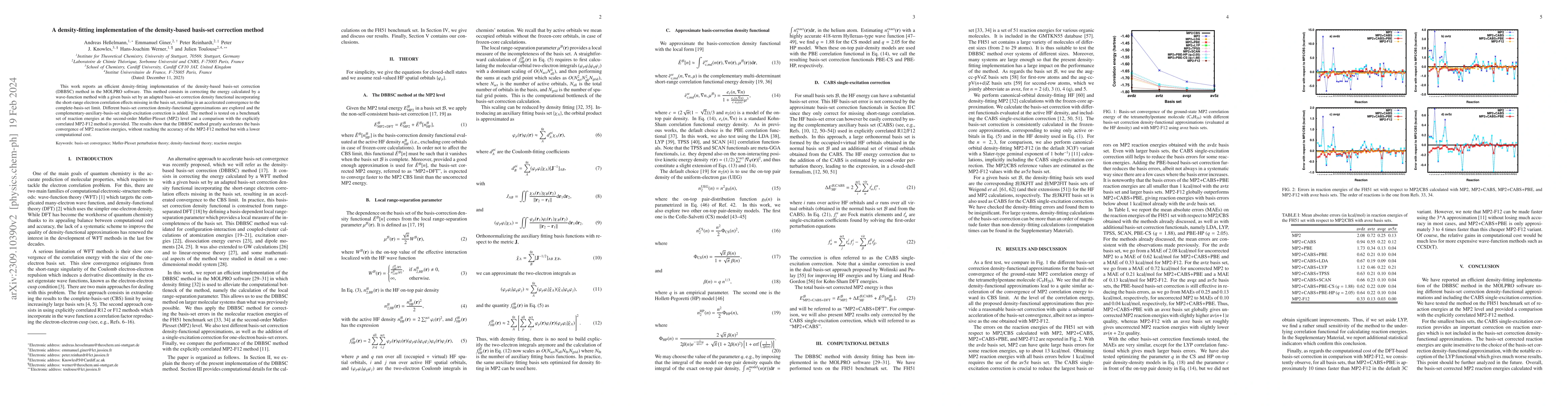 Thumbnail for A density-fitting implementation of the density-based basis-set
  correction method