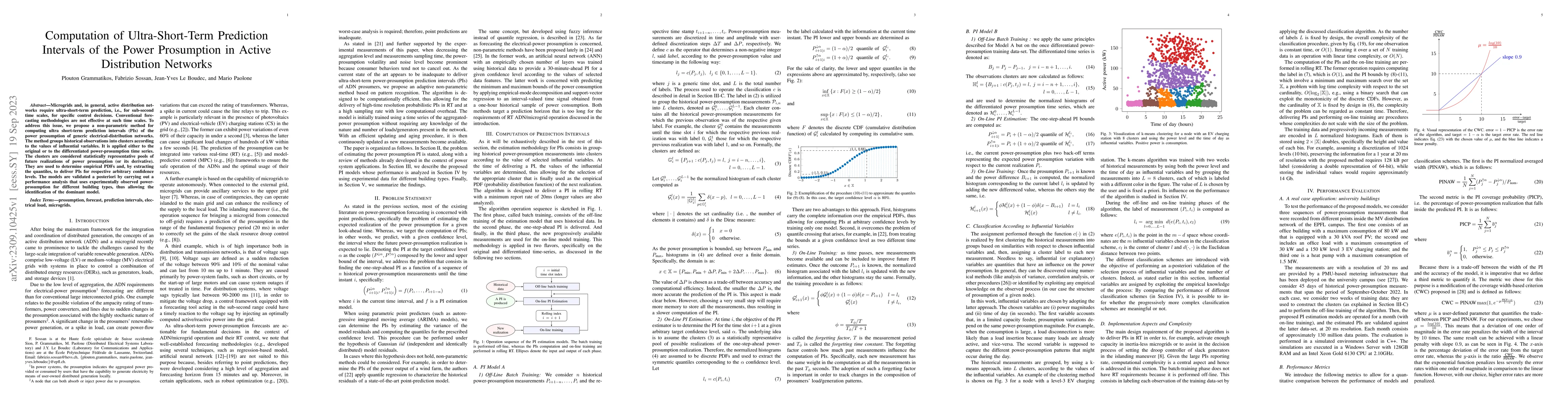 Thumbnail for Computation of Ultra-Short-Term Prediction Intervals of the Power
  Prosumption in Active Distribution Networks