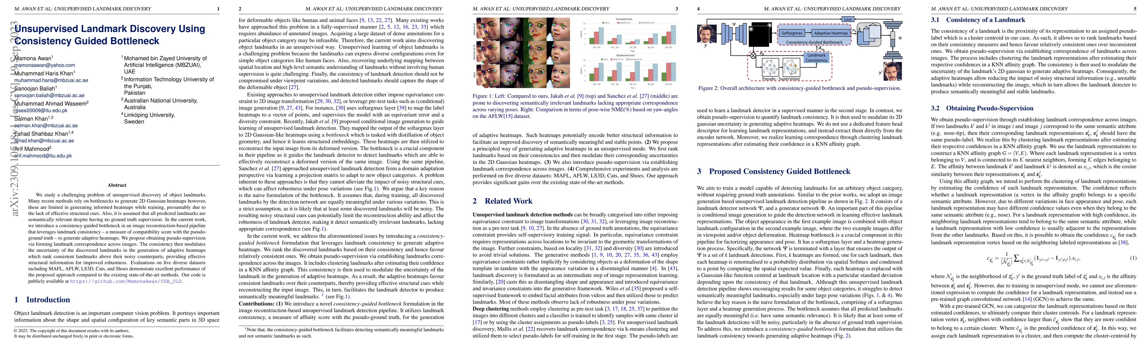Thumbnail for Unsupervised Landmark Discovery Using Consistency Guided Bottleneck