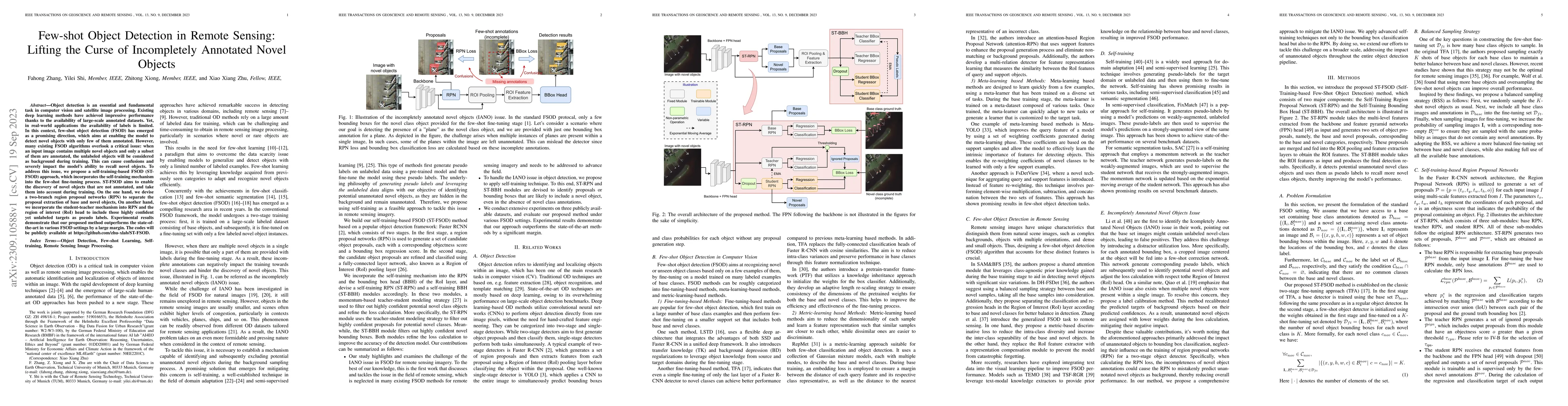 Thumbnail for Few-shot Object Detection in Remote Sensing: Lifting the Curse of
  Incompletely Annotated Novel Objects
