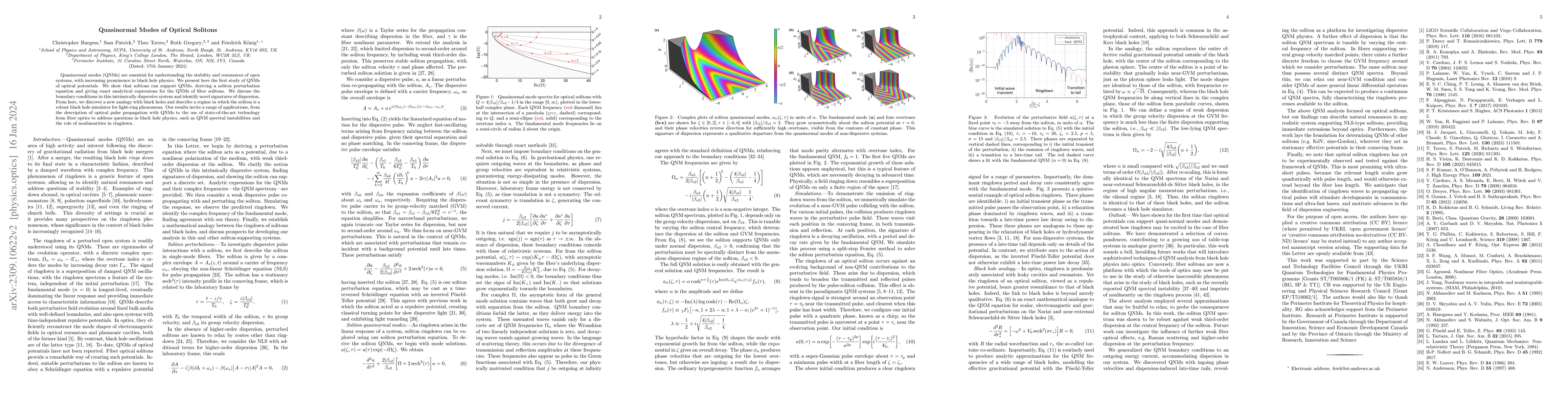 Thumbnail for Quasinormal Modes of Optical Solitons