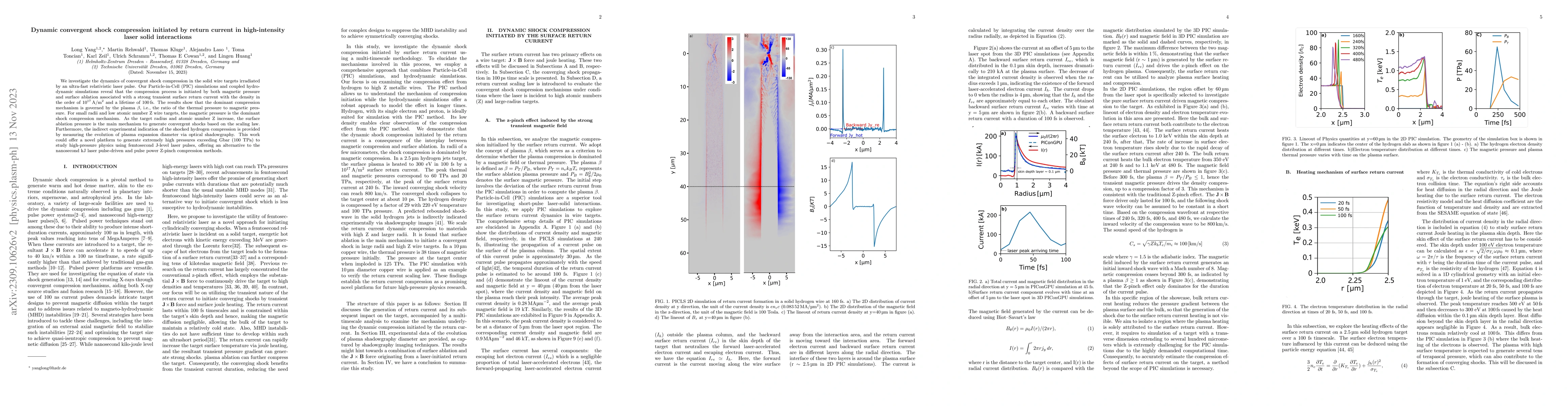Thumbnail for Dynamic convergent shock compression initiated by return current in
  high-intensity laser solid interactions