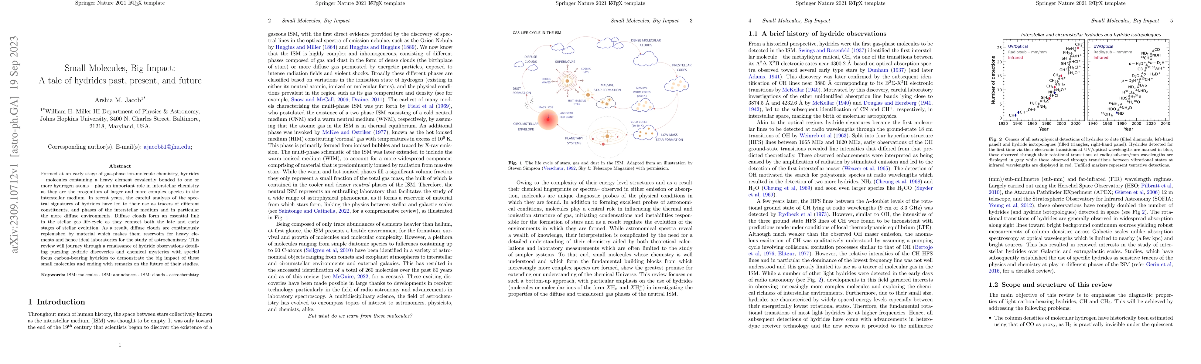 Thumbnail for Small Molecules, Big Impact: A tale of hydrides past, present, and
  future