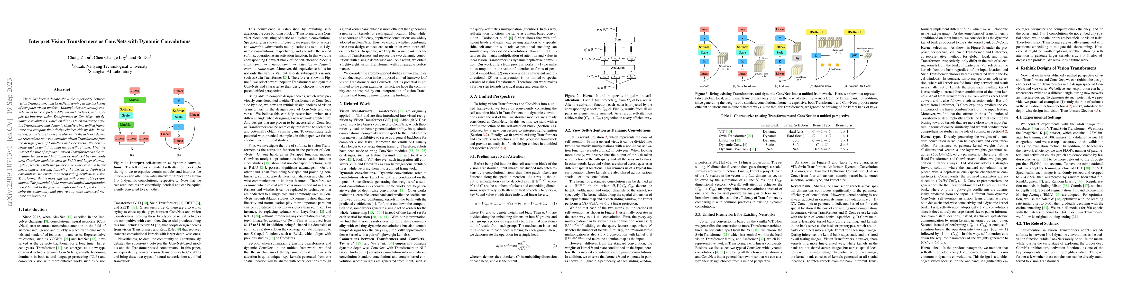 Thumbnail for Interpret Vision Transformers as ConvNets with Dynamic Convolutions