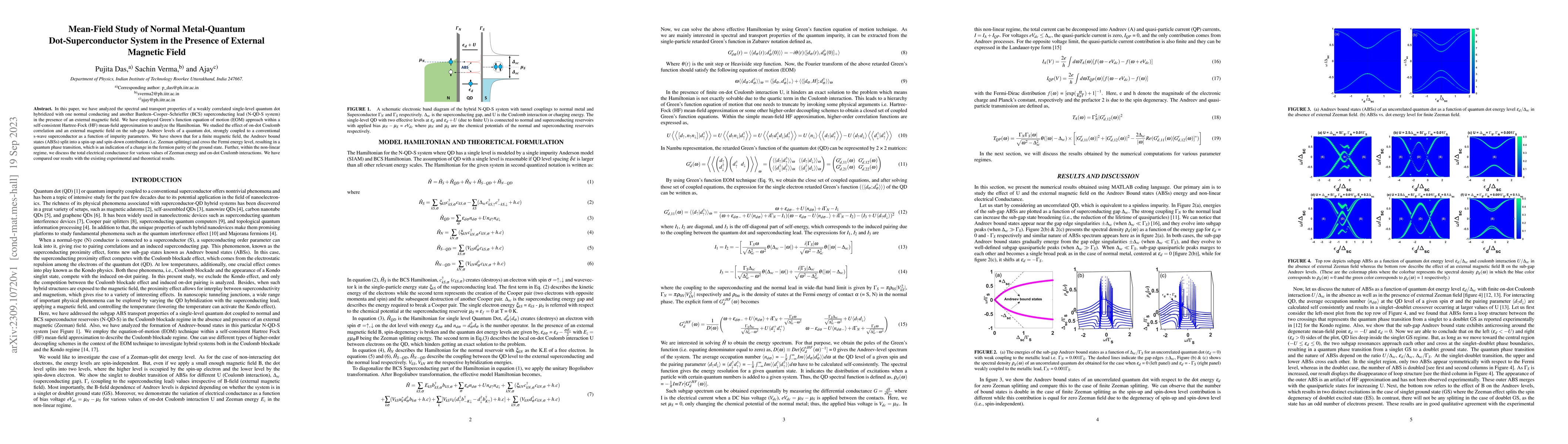 Thumbnail for Mean-Field Study of Normal Metal-Quantum Dot-Superconductor System in
  the Presence of External Magnetic Field