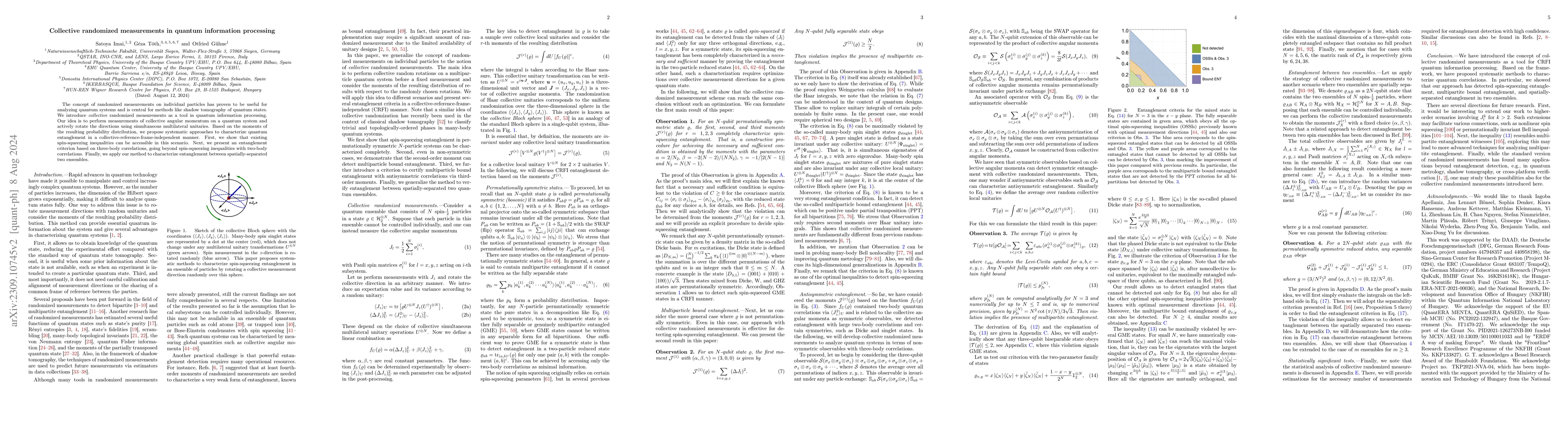 Thumbnail for Collective randomized measurements in quantum information processing
