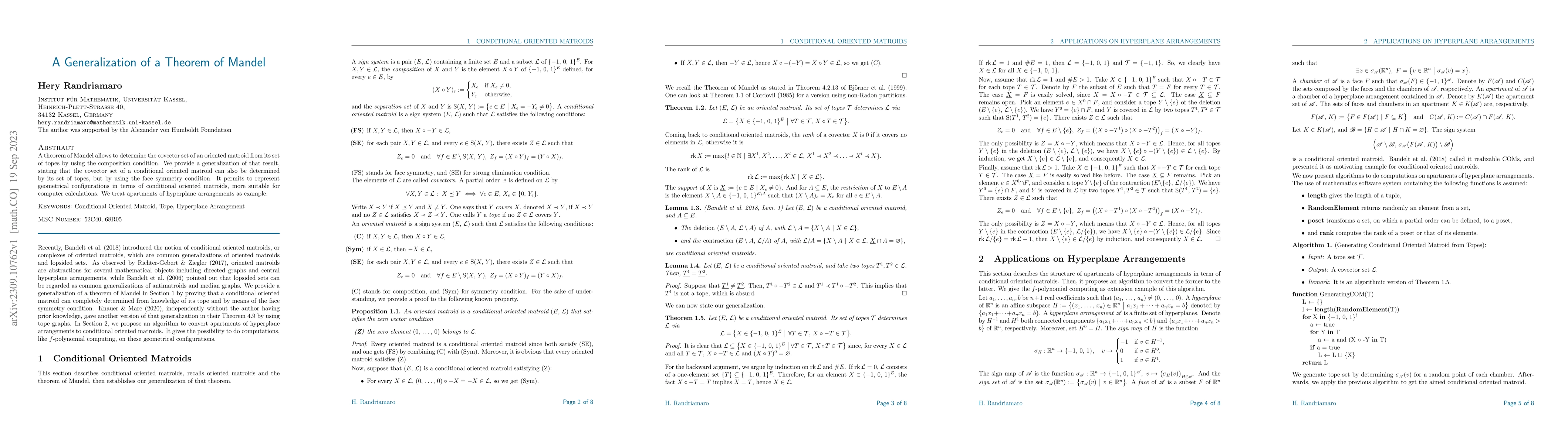 Thumbnail for A Generalization of a Theorem of Mandel