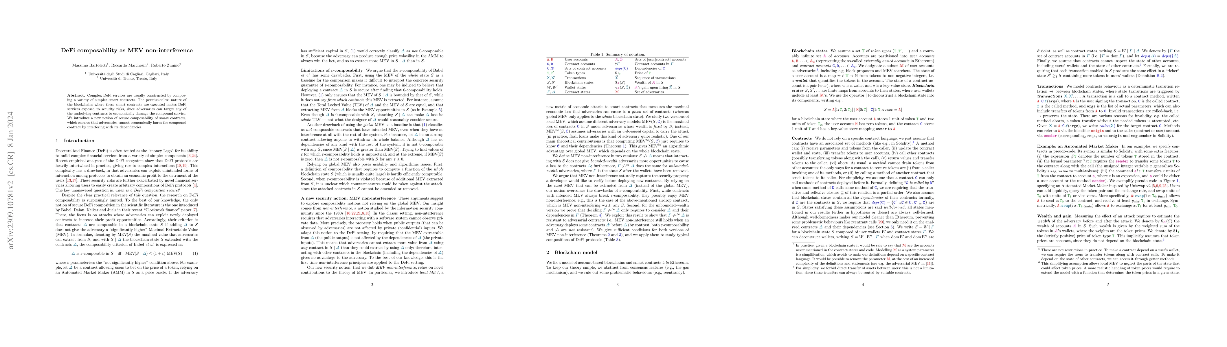 Thumbnail for DeFi composability as MEV non-interference