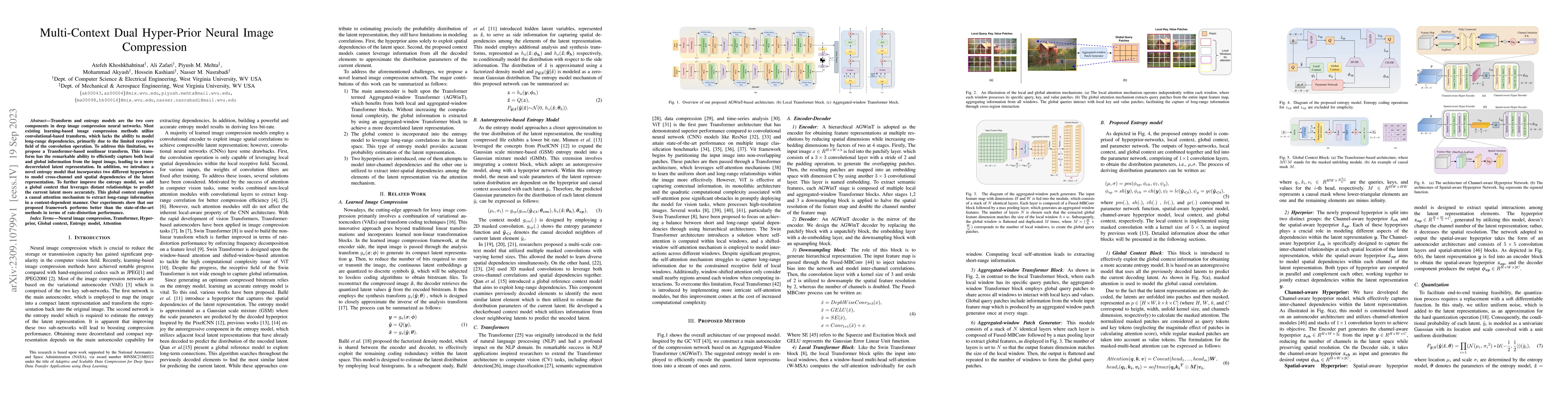 Thumbnail for Multi-Context Dual Hyper-Prior Neural Image Compression