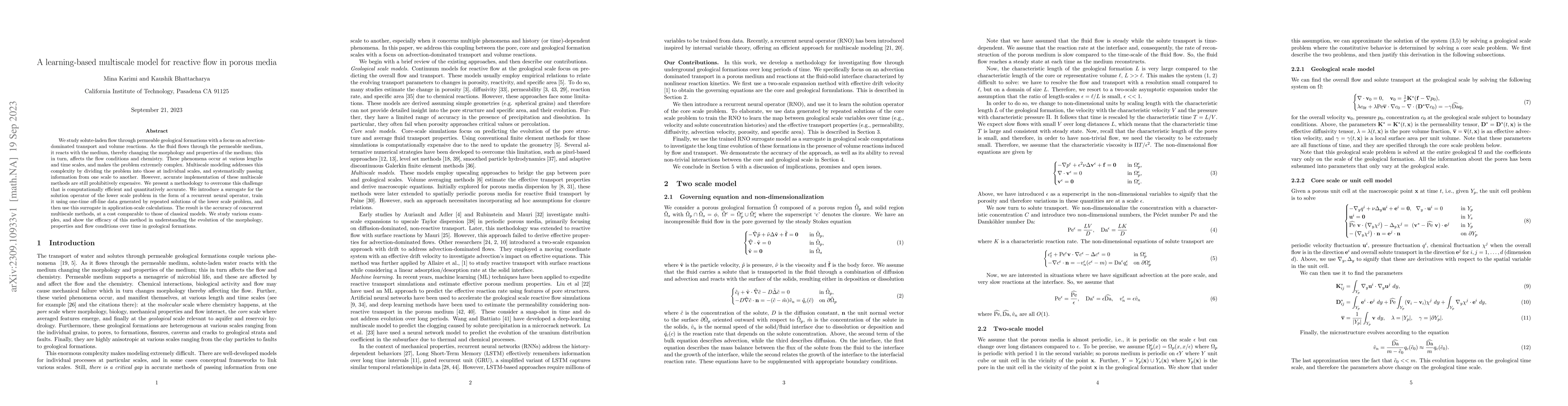 Thumbnail for A learning-based multiscale model for reactive flow in porous media