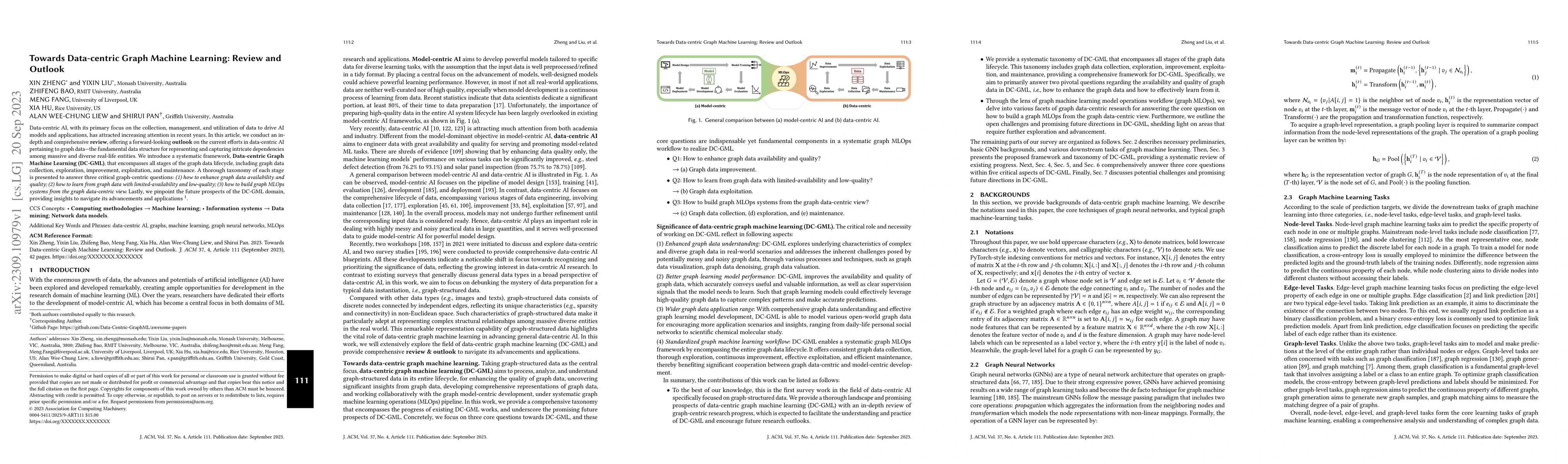 Thumbnail for Towards Data-centric Graph Machine Learning: Review and Outlook