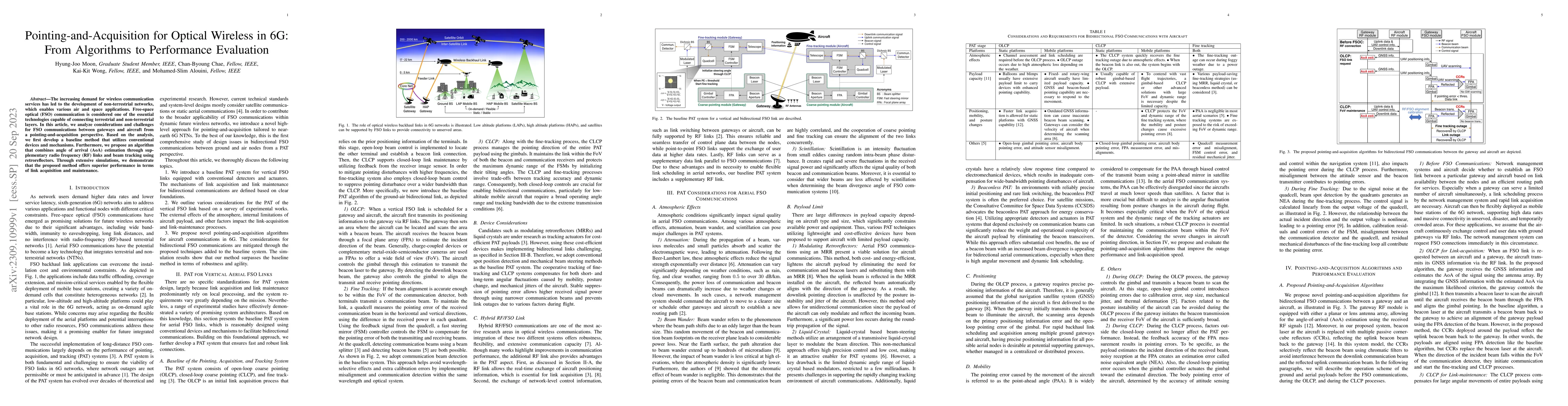 Thumbnail for Pointing-and-Acquisition for Optical Wireless in 6G: From Algorithms to
  Performance Evaluation