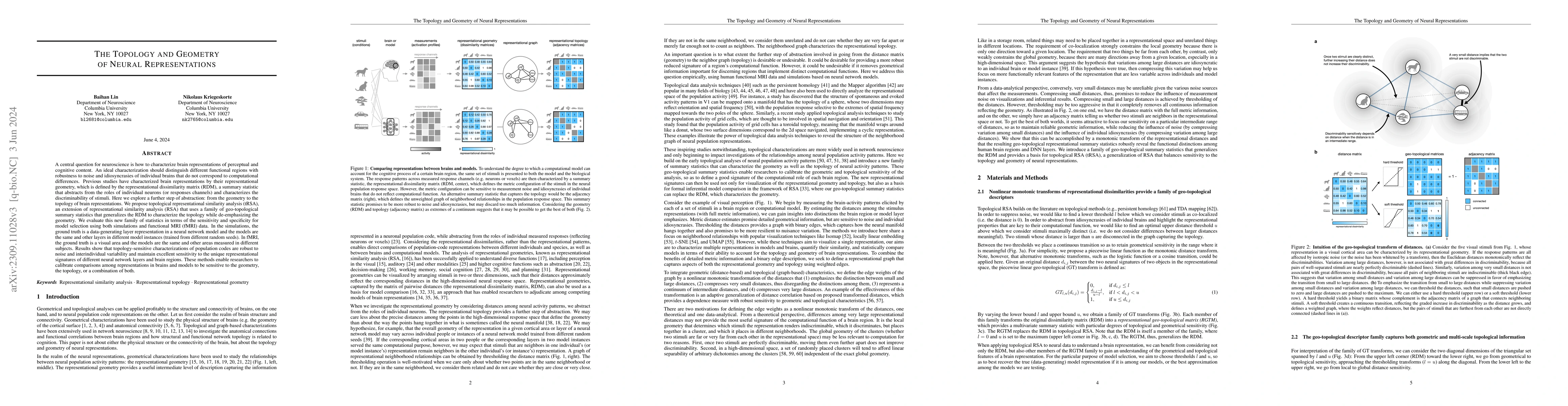 Thumbnail for The Topology and Geometry of Neural Representations