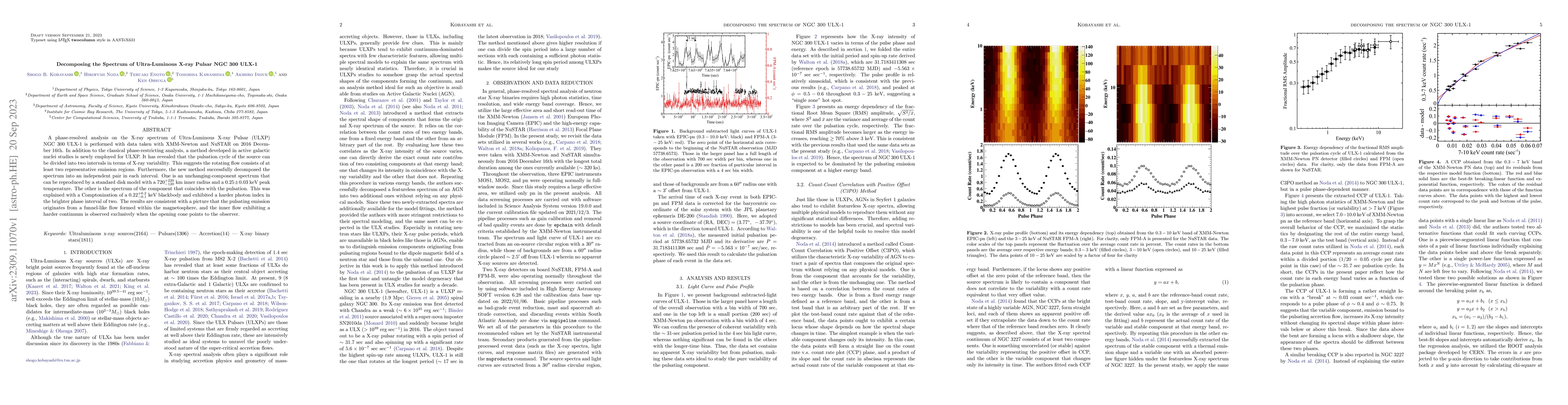 Thumbnail for Decomposing the Spectrum of Ultra-Luminous X-ray Pulsar NGC 300 ULX-1