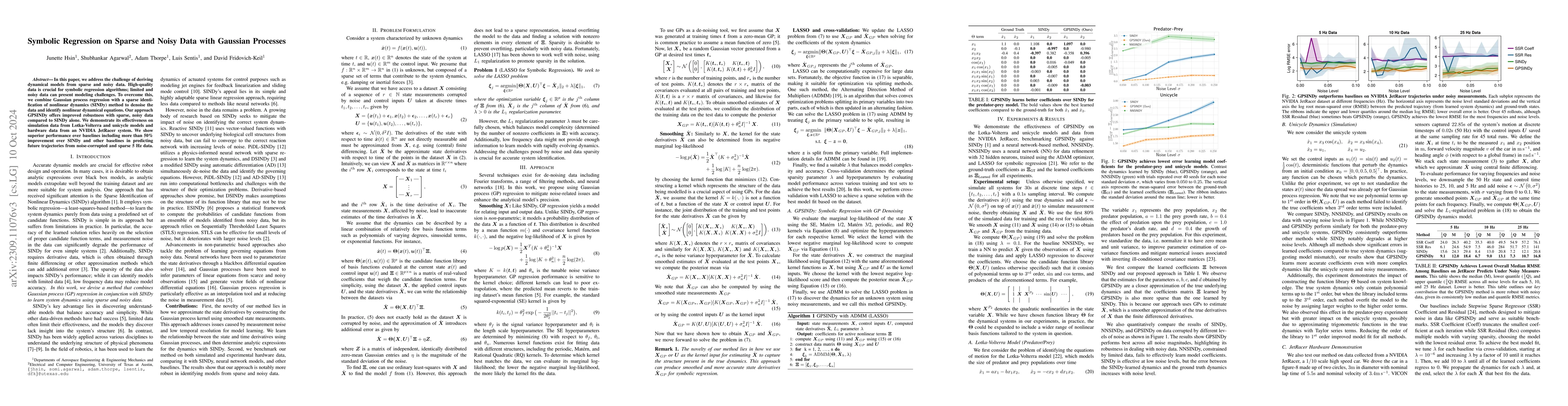 Thumbnail for Symbolic Regression on Sparse and Noisy Data with Gaussian Processes