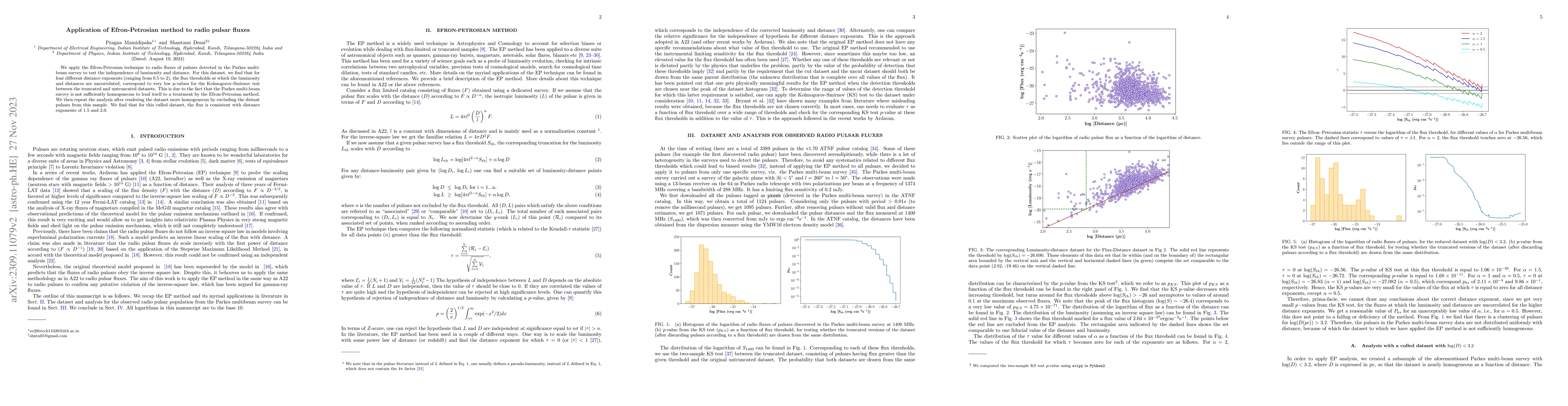 Thumbnail for Application of Efron-Petrosian method to radio pulsar fluxes