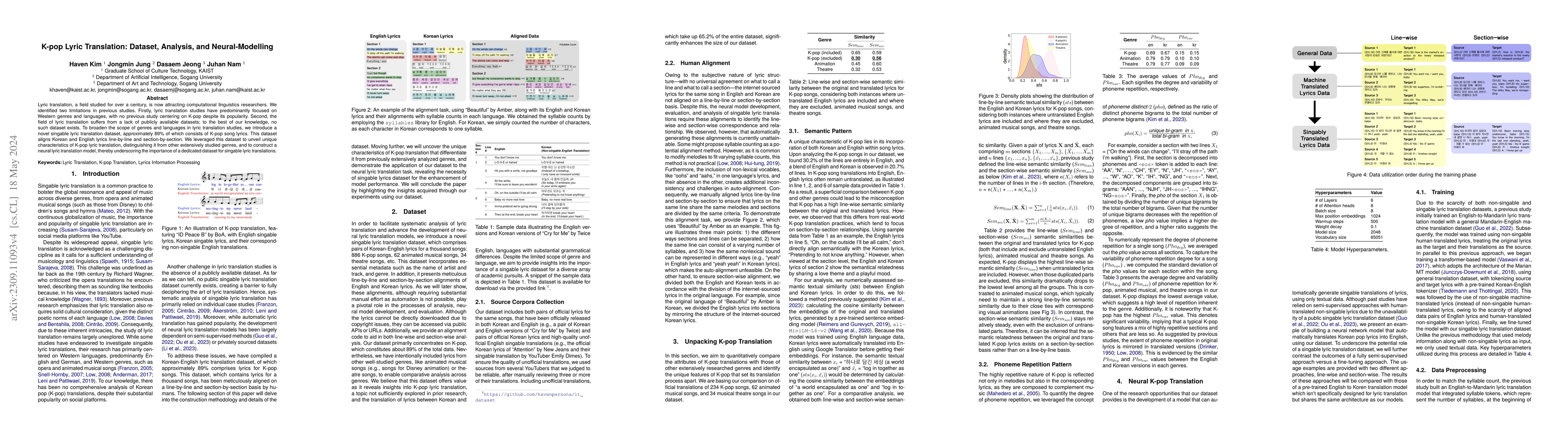 Thumbnail for K-pop Lyric Translation: Dataset, Analysis, and Neural-Modelling