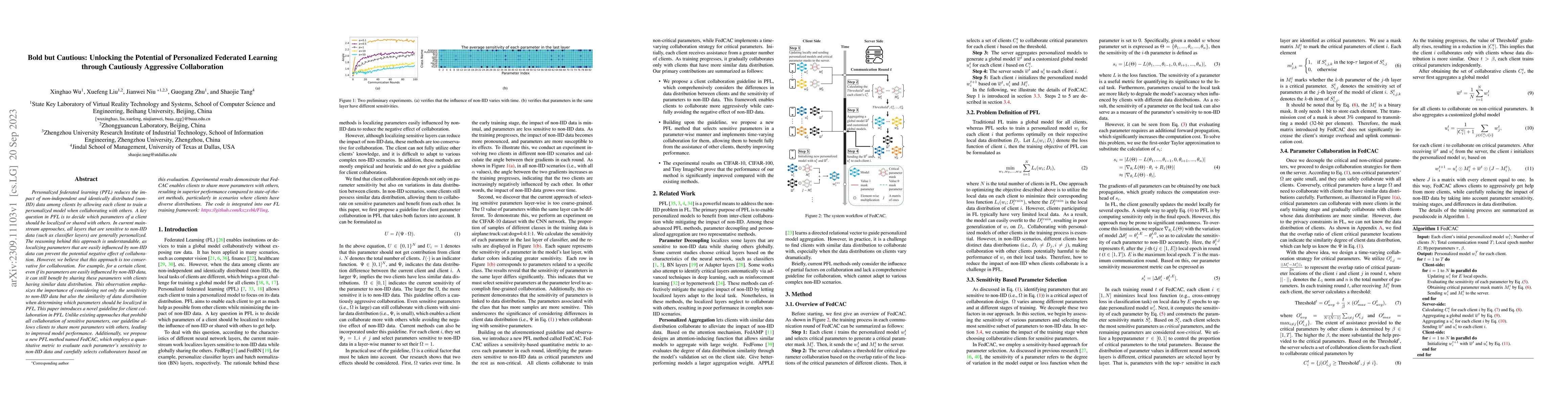 Thumbnail for Bold but Cautious: Unlocking the Potential of Personalized Federated
  Learning through Cautiously Aggressive Collaboration